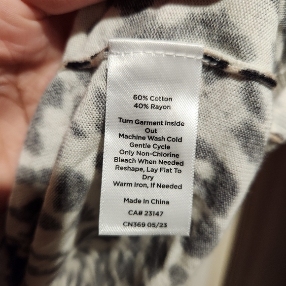 Talbots XL leopard print button cardigan old money mobwife retro pinup cardigan - Picture 5 of 6